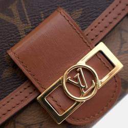 Pre Owned Louis Vuitton Brown Monogram Dauphine Wallet