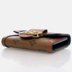 Pre Owned Louis Vuitton Brown Monogram Dauphine Wallet