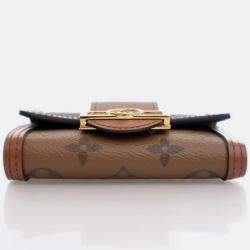 Pre Owned Louis Vuitton Brown Monogram Dauphine Wallet