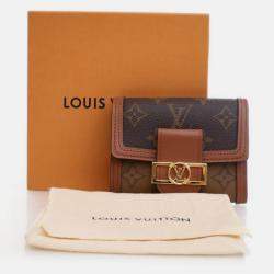 Pre Owned Louis Vuitton Brown Monogram Dauphine Wallet