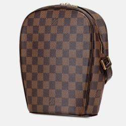 Pre Owned Louis Vuitton Brown Damier Ebene Ipanema PM