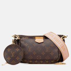 Pre Owned Louis Vuitton Brown Monogram Multi Pochette Accessoires