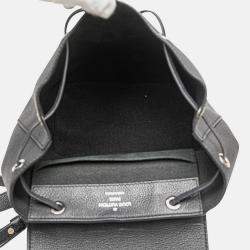 Pre Owned Louis Vuitton Black Leather Taurillon Lockme Backpack