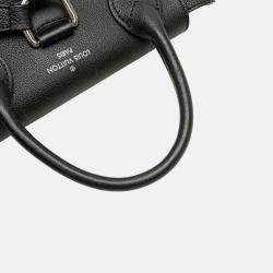 Pre Owned Louis Vuitton Black Leather Taurillon Lockme Backpack