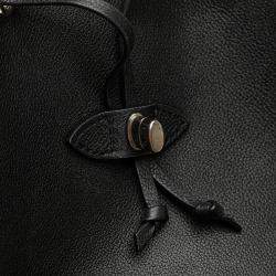 Pre Owned Louis Vuitton Black Leather Taurillon Lockme Backpack