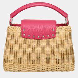 Pre Owned Louis Vuitton Wicker Capucines Bag
