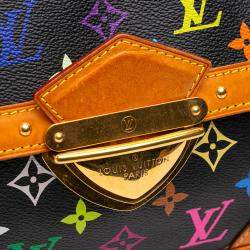 Pre Owned Louis Vuitton Black Monogram Multicolore Rita