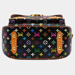 Pre Owned Louis Vuitton Black Monogram Multicolore Rita