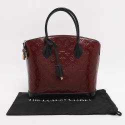 Pre Owned Louis Vuitton Pomme D'Amour Vernis Lock It PM Bag