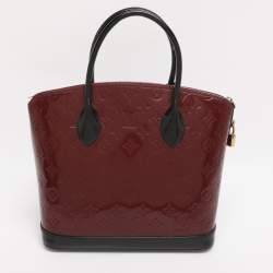 Pre Owned Louis Vuitton Pomme D'Amour Vernis Lock It PM Bag