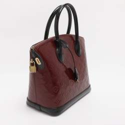 Pre Owned Louis Vuitton Pomme D'Amour Vernis Lock It PM Bag