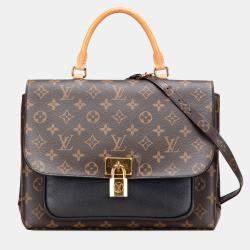 Pre Owned Louis Vuitton Brown Monogram Marignan