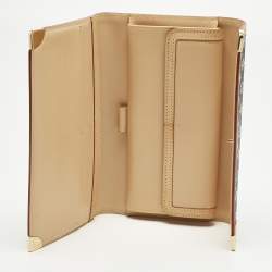 Pre Owned Louis Vuitton Black Monogram Multicolore Canvas Porte Tresor International Wallet