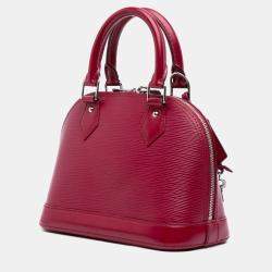 Pre Owned Louis Vuitton Pink Epi Alma BB