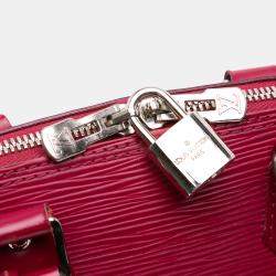 Pre Owned Louis Vuitton Pink Epi Alma BB