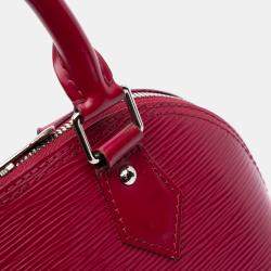 Pre Owned Louis Vuitton Pink Epi Alma BB
