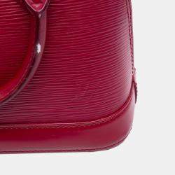 Pre Owned Louis Vuitton Pink Epi Alma BB