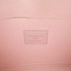 Pre Owned Louis Vuitton White Damier Azur Pochette Felicie