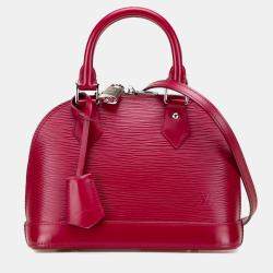 Pre Owned Louis Vuitton Pink Epi Alma BB