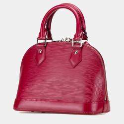 Pre Owned Louis Vuitton Pink Epi Alma BB