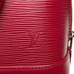 Pre Owned Louis Vuitton Pink Epi Alma BB