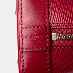 Pre Owned Louis Vuitton Pink Epi Alma BB