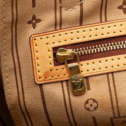 Pre Owned Louis Vuitton Brown Monogram Neverfull MM