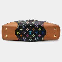 Pre Owned Louis Vuitton Black Monogram Multicolore Judy MM
