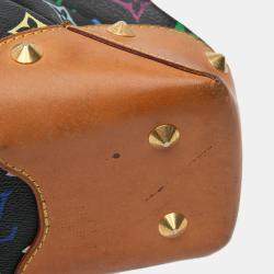 Pre Owned Louis Vuitton Black Monogram Multicolore Judy MM