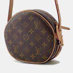 Pre Owned Louis Vuitton Boite Chapeau Souple Brown Monogram Size Pm