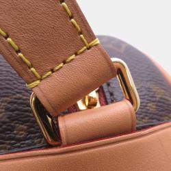 Pre Owned Louis Vuitton Boite Chapeau Souple Brown Monogram Size Pm