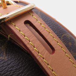 Pre Owned Louis Vuitton Boite Chapeau Souple Brown Monogram Size Pm