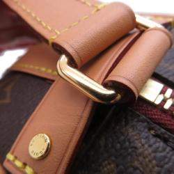 Pre Owned Louis Vuitton Boite Chapeau Souple Brown Monogram Size Pm