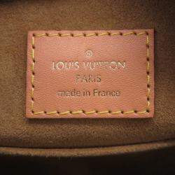 Pre Owned Louis Vuitton Boite Chapeau Souple Brown Monogram Size Pm