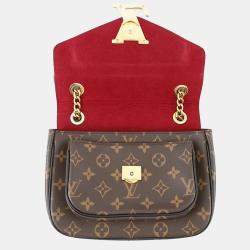 Pre Owned Louis Vuitton Passy Red Monogram