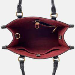 Pre Owned Louis Vuitton Onthego Noir/Beige Bicolor Monogram Empreinte Leather Size Pm