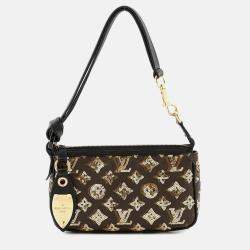 Pre Owned Louis Vuitton Pochette Accessoires All/Noir Monogram Eclipse Handbag