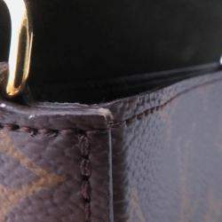 Pre Owned Louis Vuitton Multiie Pochette Green Monogram