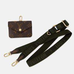 Pre Owned Louis Vuitton Multiie Pochette Green Monogram