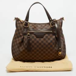 Pre Owned Louis Vuitton Damier Ebene Canvas Evora MM Bag