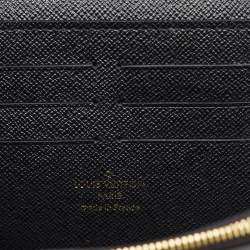 Pre Owned Louis Vuitton Navy Blue Flower Lace Leather Inlay Twist Wallet on Chain