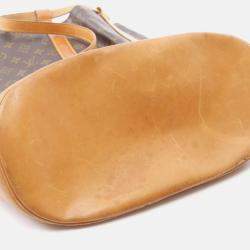 Pre Owned Louis Vuitton Randonnee GM Shoulder Bag Monogram Canvas Brown