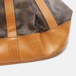 Pre Owned Louis Vuitton Randonnee GM Shoulder Bag Monogram Canvas Brown