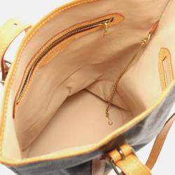 Pre Owned Louis Vuitton Bucket GM Shoulder Bag Monogram Canvas Brown