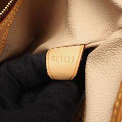Pre Owned Louis Vuitton Bucket GM Shoulder Bag Monogram Canvas Brown