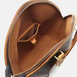 Pre Owned Louis Vuitton Ellipse MM Brown Monogram Canvas Top Handle Bag