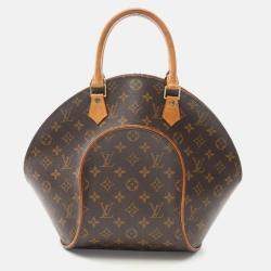 Pre Owned Louis Vuitton Ellipse MM Brown Monogram Canvas Top Handle Bag