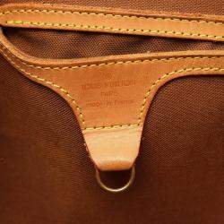 Pre Owned Louis Vuitton Ellipse MM Brown Monogram Canvas Top Handle Bag
