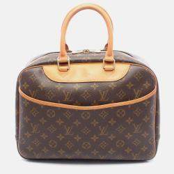 Pre Owned Louis Vuitton Deauville Monogram Canvas Bowling Vanity Handbag