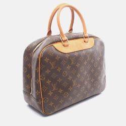 Pre Owned Louis Vuitton Deauville Monogram Canvas Bowling Vanity Handbag